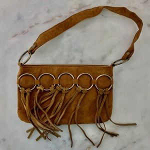 Faux Suede Rampage Boho Purse